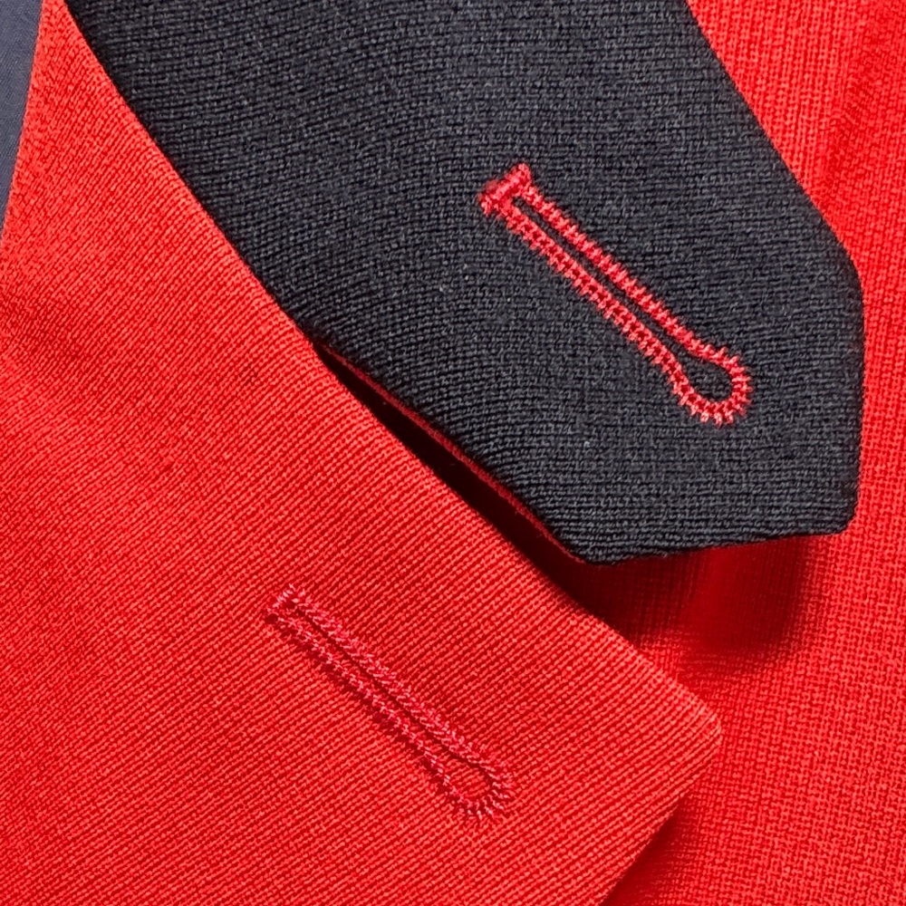 Escada Scarlet Blazer with Midnight Collar - Picture 11 of 16